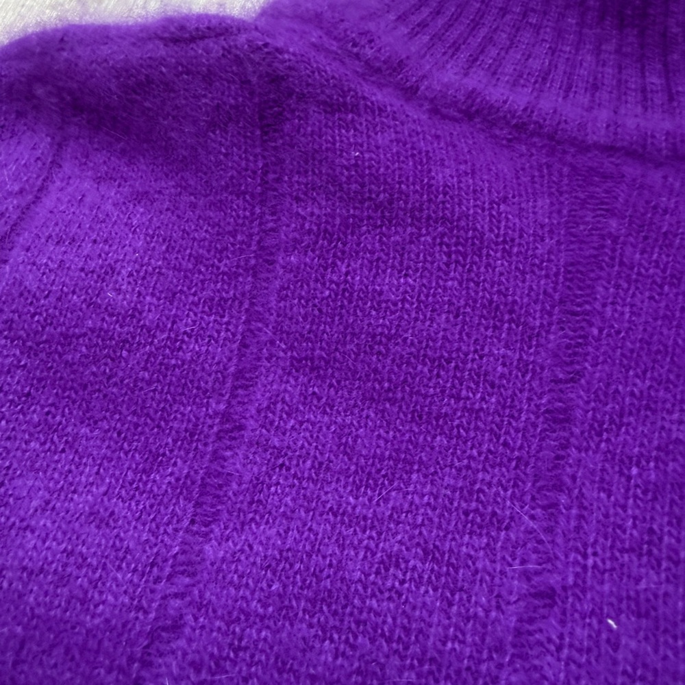 Vintage Purple Mohair Sweater - (see second photo for proper color) - Picture 2 of 6